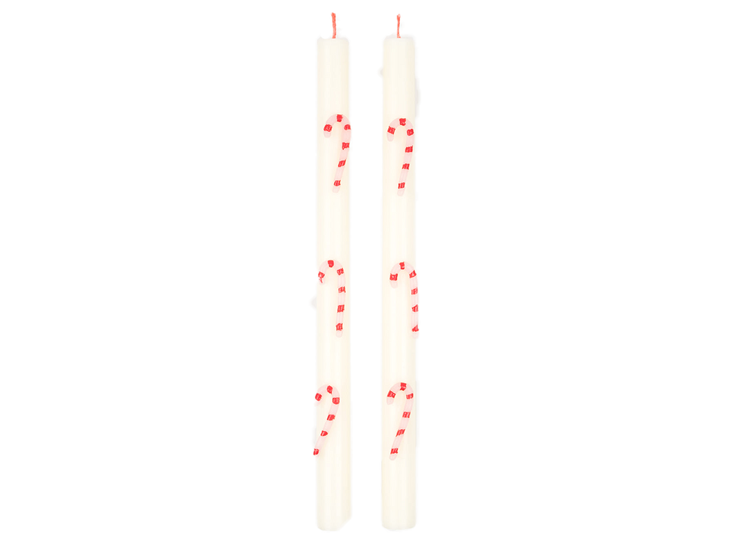 Candy Cane Table Candles