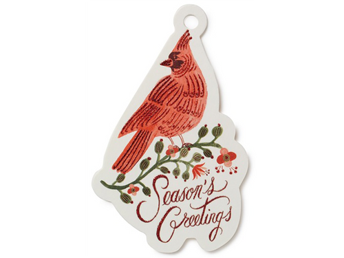 Cardinal Gift Tags, Set of 8
