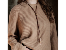 Carlile Bolo Tie, Dark Brown
