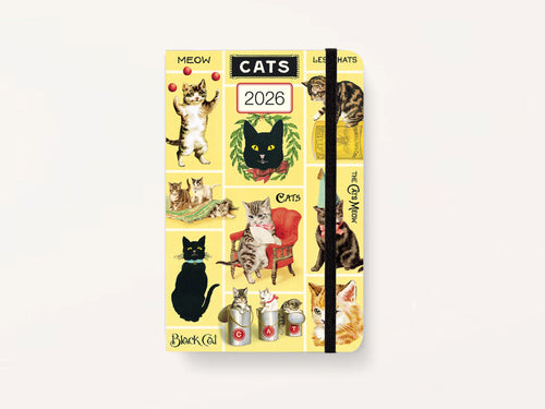 2026 Weekly Pocket Planner, Cats