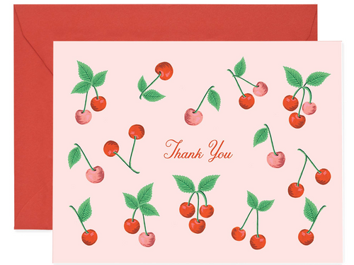 Cherries Thank You, Single Card