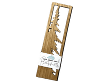 Pine Silhouette Cherry Wood Bookmark