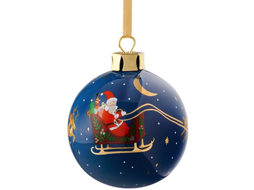 Christmas Delivery Porcelain Ornament