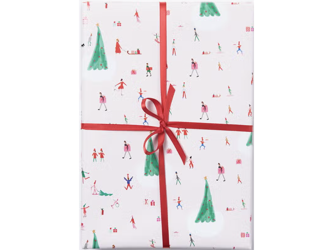 Christmas in Copenhagen Gift Wrap, Roll of 3 Sheets