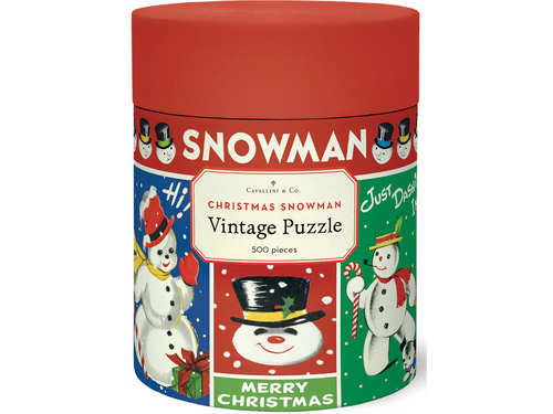 Christmas Snowman, 500 Piece Puzzle