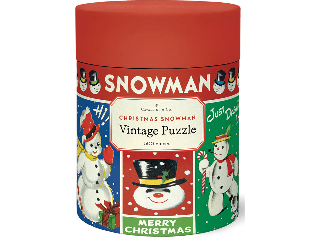 Christmas Snowman, 500 Piece Puzzle
