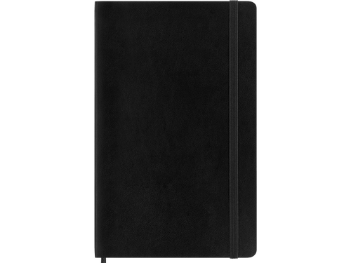 Large Soft Cover Plain Journal, Black