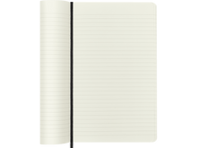 Large Hard Cover Ruled Notebook, Black