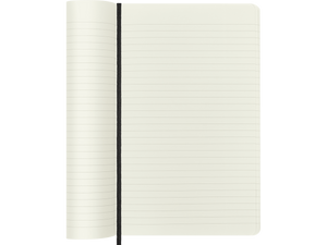 Large Hard Cover Ruled Notebook, Black