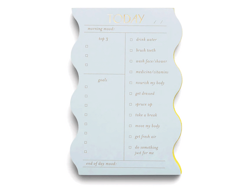 Cloud Wavy Daily Notepad