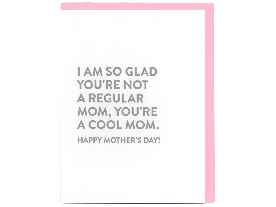 Cool Mom Mother's Day, Single Card