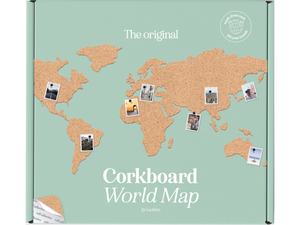 Corkboard World Map