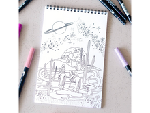 Cosmic Cowgirl Coloring Book