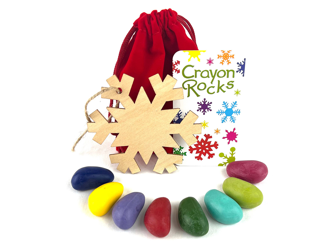 Crayon Rocks Ornament Holiday Set