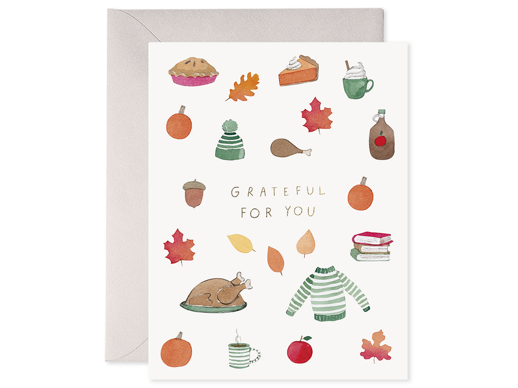 Crisp & Cozy Thanksgiving, Single Card