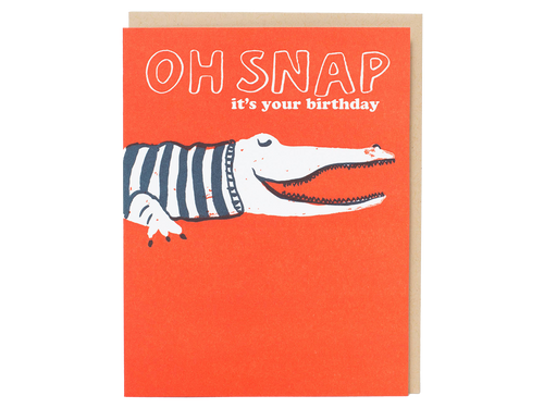 Crocodile Birthday, Single Card