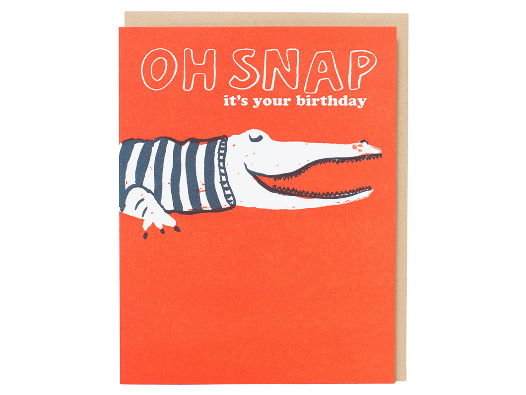 Crocodile Birthday, Single Card