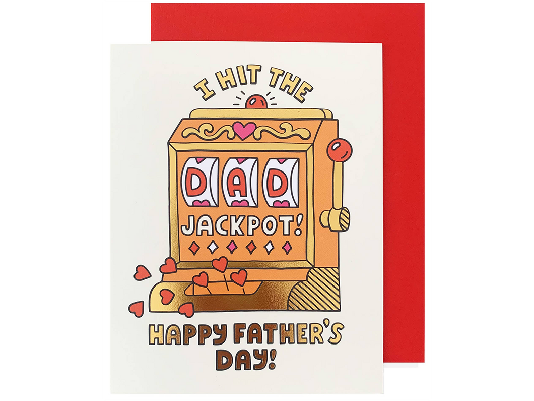 Dad Jackpot Father's Day, Single Card
