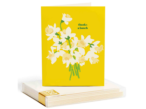 Daffodils Thank You Cards, Boxed Set of 8