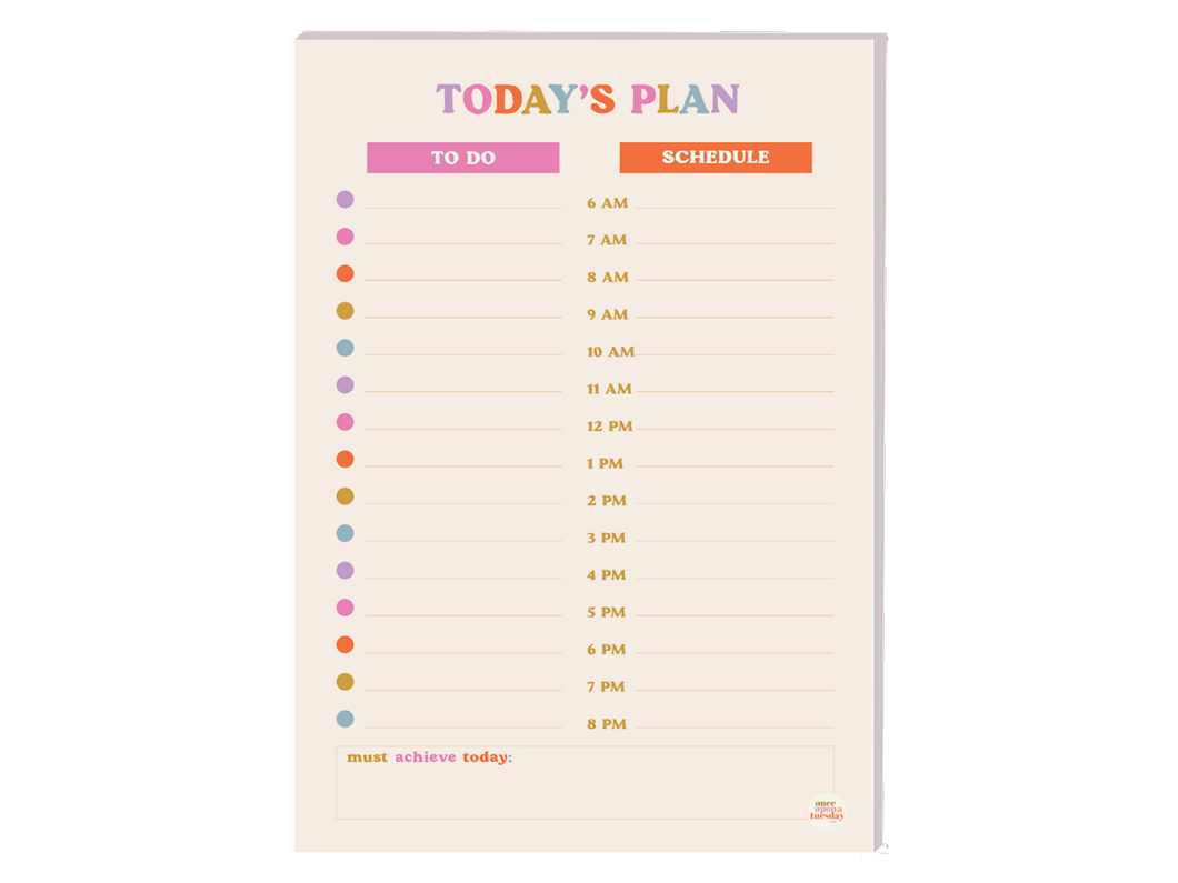 Daily Planner Pad