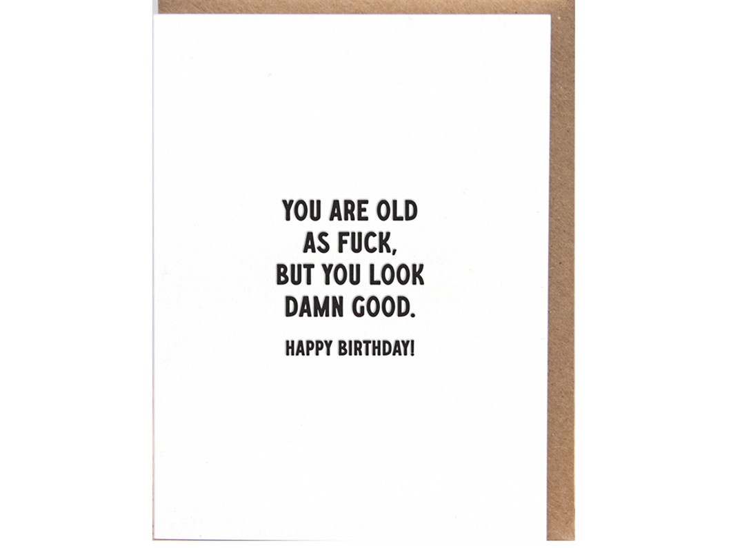Look Damn Good Birthday, Single Card