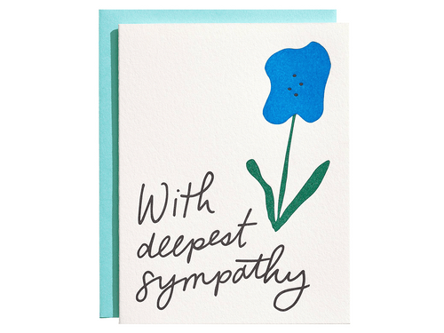 Deepest Sympathy, Single Card