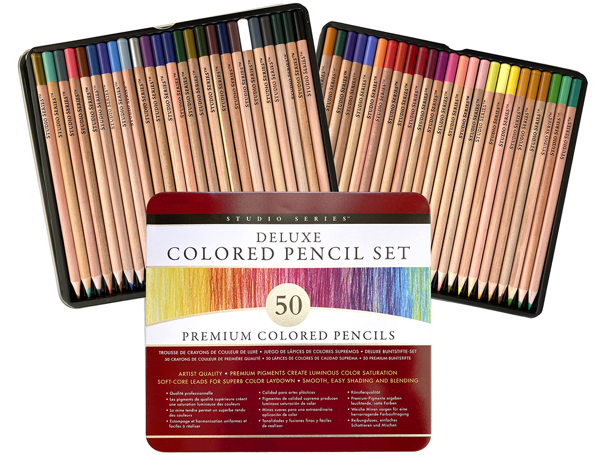 Deluxe Colored Pencil Set, Set of 50 – Noteworthy Paper & Press