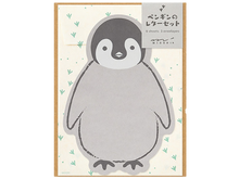 Midori Die-Cut Penguin Letter Stationery Set