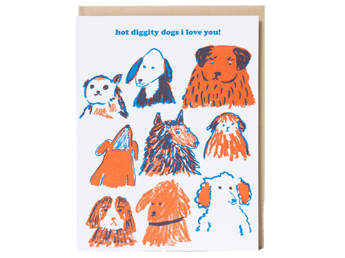 Love You Hot Diggedy Dogs, Single Card