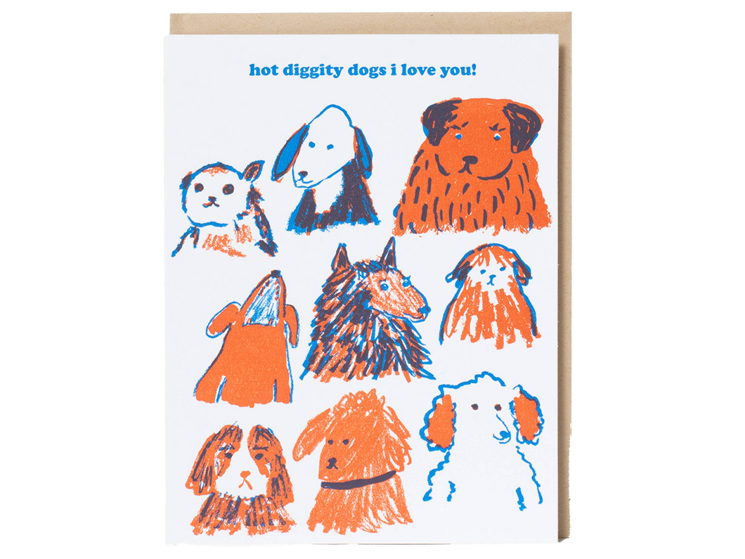 Love You Hot Diggedy Dogs, Single Card
