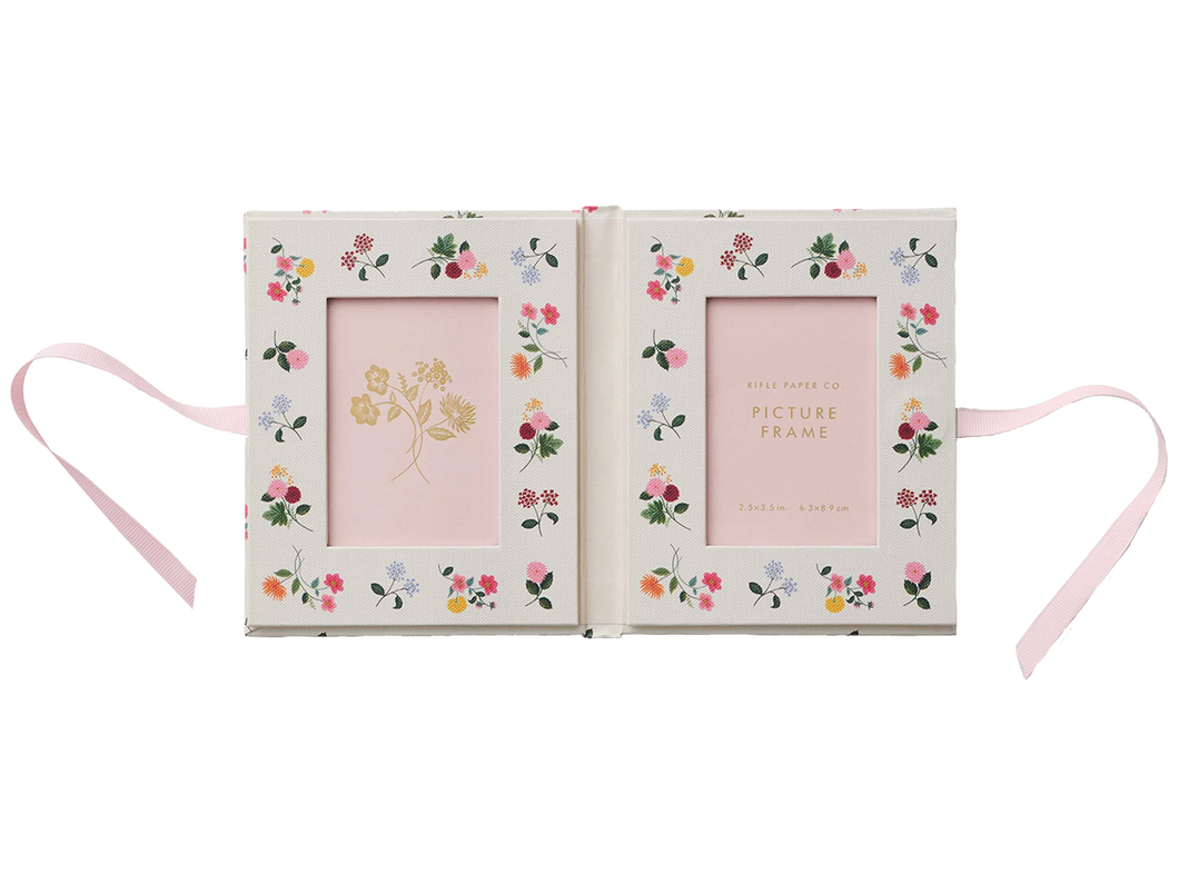 Ditsy Dahlia Folio Paper Wrapped Picture Frame