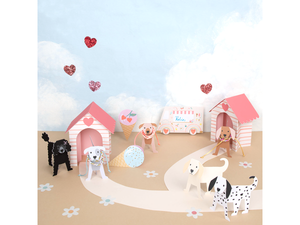 Dog Valentine's Cards, Set of 12