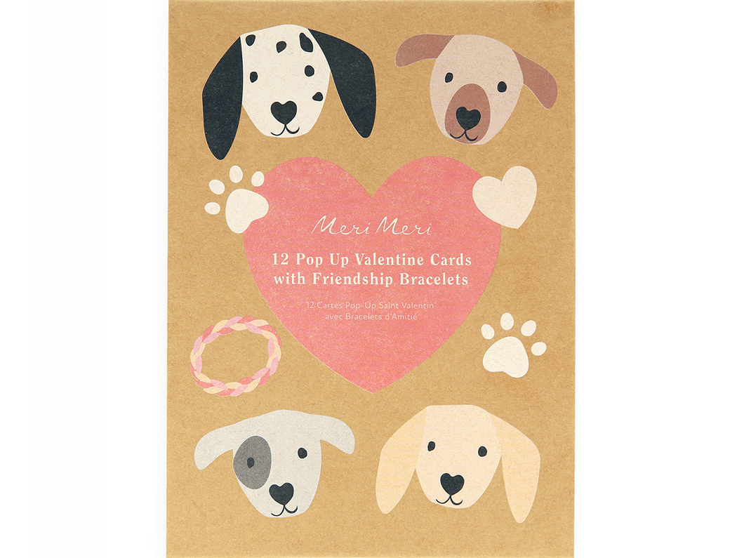 Dog Valentine's Cards, Set of 12