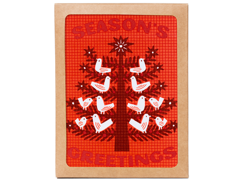 Holiday Doves, Single Card
