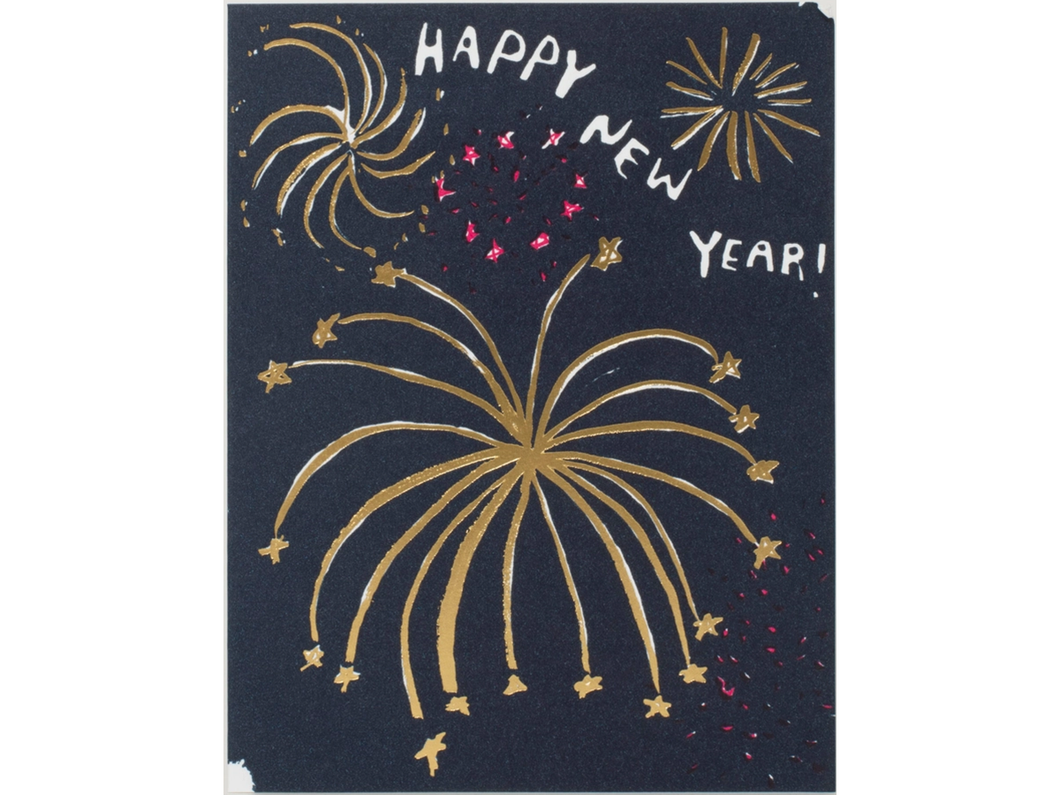 New Years Fireworks, Single Card
