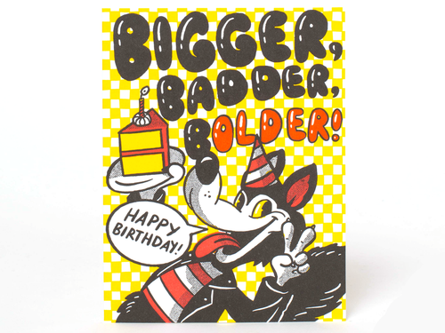 Bad Wolf Birthday, Single Card
