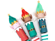 Elf Large Crackers, Set of 6