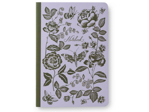 Assorted Set of 3 English Rose Notebooks