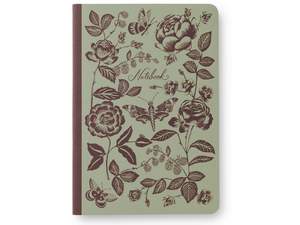 Assorted Set of 3 English Rose Notebooks