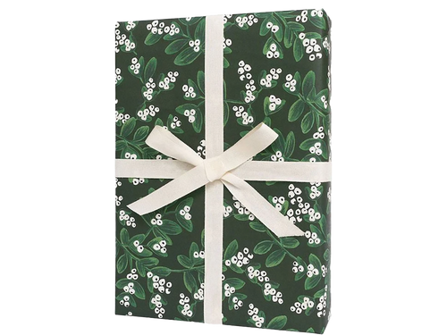 Mistletoe Gift Wrap, Set of 3 Sheets