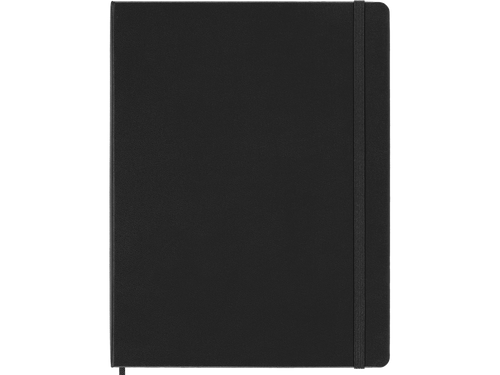 XLarge Soft Cover Ruled Notebook, Black