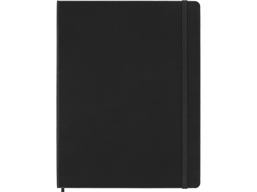 XLarge Soft Cover Ruled Notebook, Black