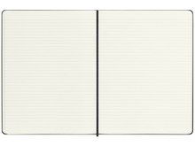 XLarge Soft Cover Ruled Notebook, Black