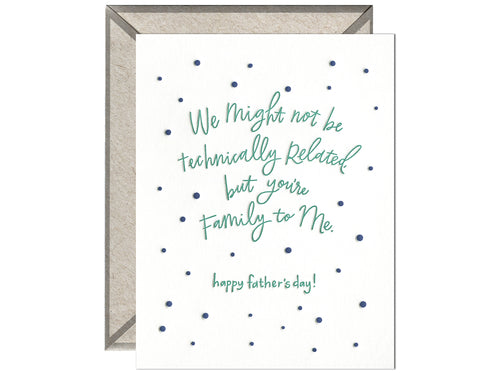 Family to Me Father's Day, Single Card