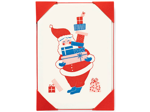Father Christmas Cards, Set of 5