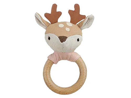 Fawn Wood Rattle