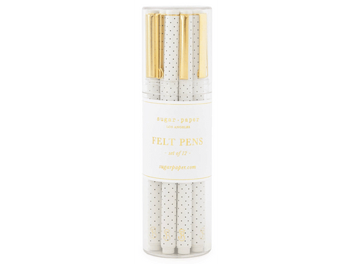 Bulk Felt Pens, Set of 12