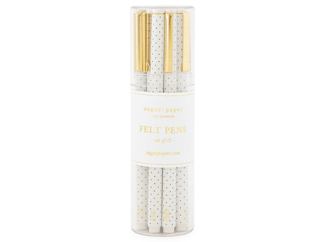 Bulk Felt Pens, Set of 12