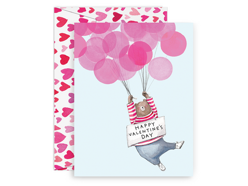 Floating Away Classroom Valentines, Set of 12