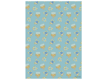 Floral Menorah Hanukkah Wrapping Paper, Set of 3 Sheets